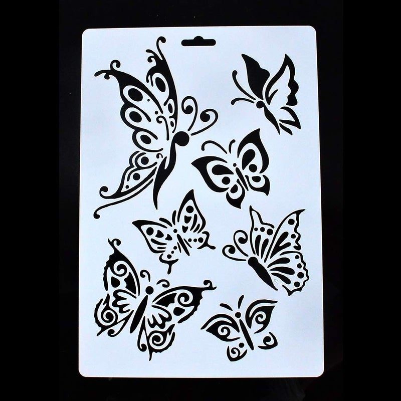 SLGIFT DIY Decorative Stencil Template for Painting on Walls Furniture Crafts (Butterfly) - Image 4